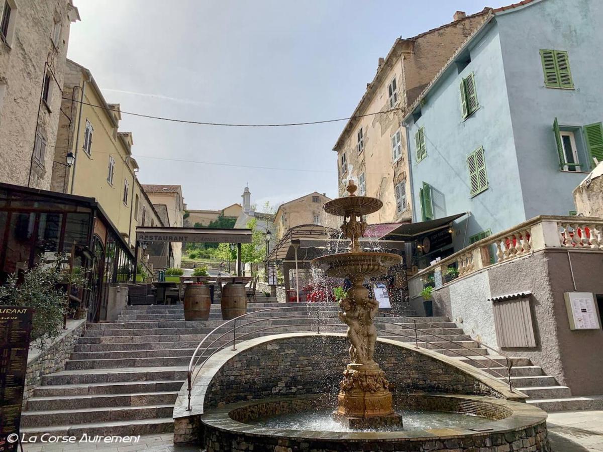 Ferienwohnung Les Jardins De Saint Pancrace Corte  Exterior foto